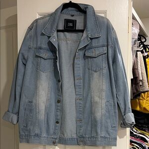Zara Light Blue Denim Jacket for Women